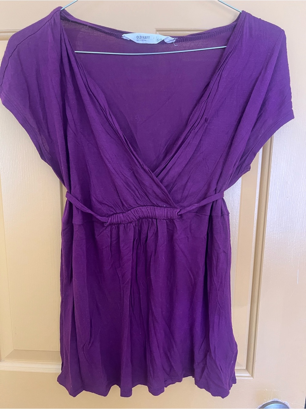 Old Navy Purple Babydoll Top